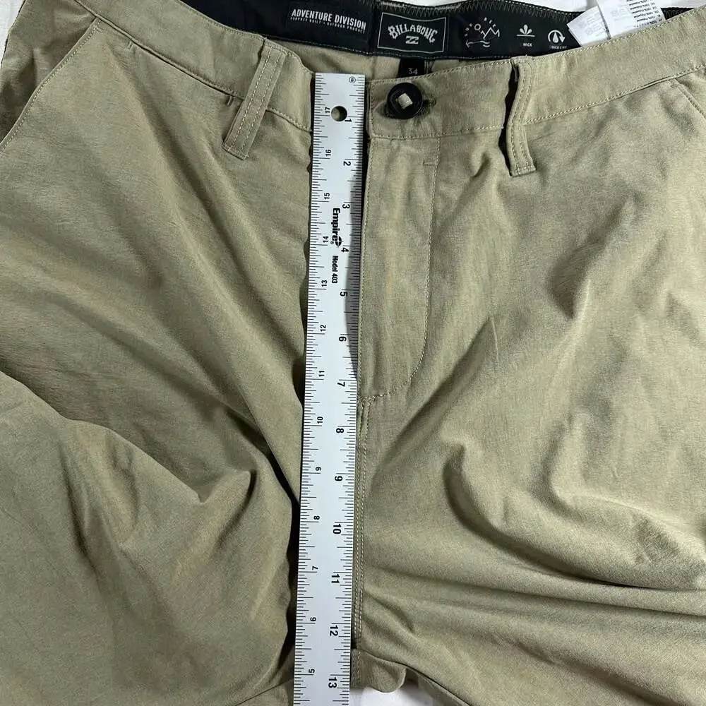 Billabong Adventure Division Surftrek Shorts Khaki Size 34